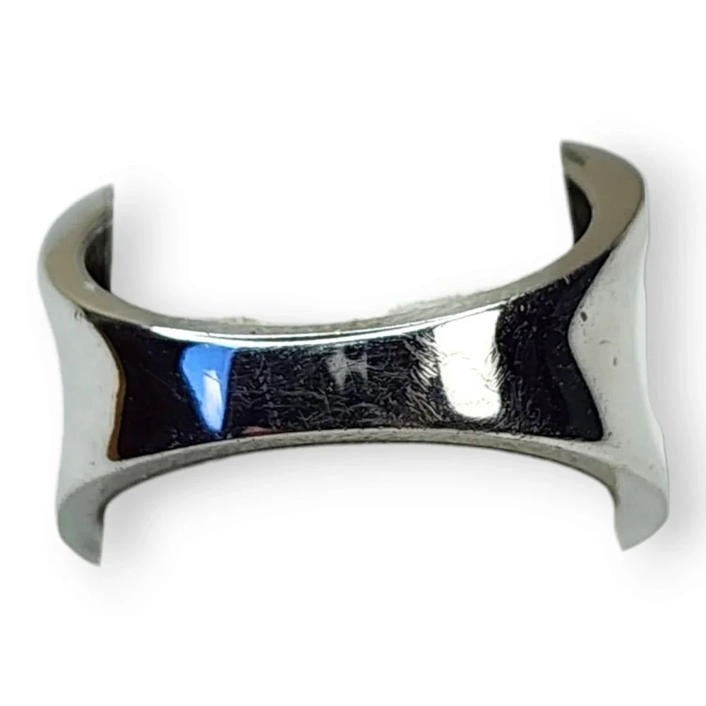 Statement Ring Sterling Silver 925 Cocktail Cubic Zirconia Ring Size 8.25